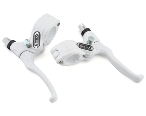 Dia-Compe Tech 77 Brake Levers (White/White) (Pair)